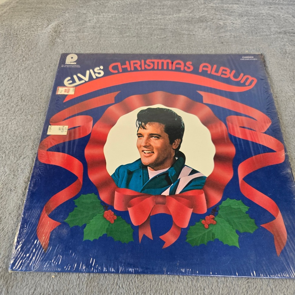 Elvis Presley Elvis Christmas Album Vinyl LP Pickwick RCA CAS-2428 Tested Works